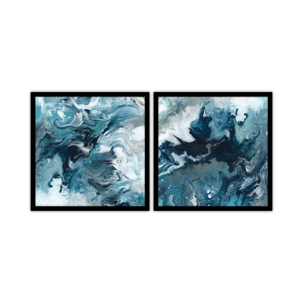 Set Of 2 Topaz Dream Framed Prints 4 Set Of 2 Topaz Dream Framed Prints - Image 2