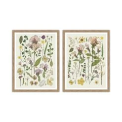 Set Of 2 Pressed Flowers Framed Prints 6 Set Of 2 Pressed Flowers Framed Prints -DUNELM Furniture Shop 30976623 alt01