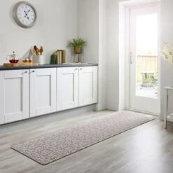 Marvel Boucle Grid Washable Runner -DUNELM Furniture Shop 30977266