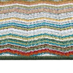 Marvel Boucle Zig Zag Washable Runner -DUNELM Furniture Shop 30977322 alt03