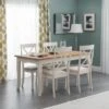 Return - Davenport 6 Seater Rectangular Dining Table, Grey -DUNELM Furniture Shop 30981473