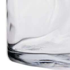 Clear Glass Optic Vase -DUNELM Furniture Shop 30983067 alt01