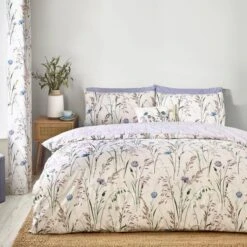 Catherine Lansfield Grasmere Floral Reversible Duvet Cover & Pillowcase Set -DUNELM Furniture Shop 30983073 alt02