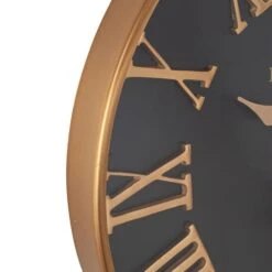 Antique Gold & Black Wall Clock -DUNELM Furniture Shop 30983088 alt02