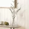 Clear Glass Optic Vase -DUNELM Furniture Shop 30983106