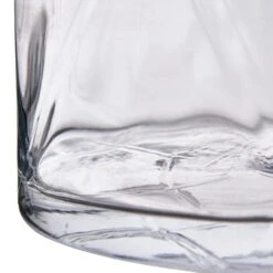 Clear Glass Optic Vase -DUNELM Furniture Shop 30983106 alt03