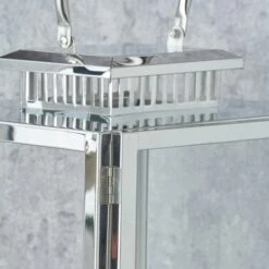 Metal & Glass Rectangular Lantern -DUNELM Furniture Shop 30983162 alt02