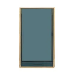 Brass & Smoked Glass Panelled Square Hurricane Candle Holder -DUNELM Furniture Shop 30983232 alt03