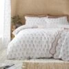 Pineapple Elephant Woodblock Floral Reversible Duvet Cover & Pillowcase Set