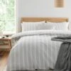 Bianca Ashford Stripe Reversible Duvet Cover & Pillowcase Set -DUNELM Furniture Shop 30983311