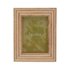 Hestia Wooden Striped Photo Frame -DUNELM Furniture Shop 30984017 alt02