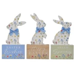 Eggs-traordinary Gift Co. Set Of 3 Easter & Spring Bunny Plaques 8 Eggs-traordinary Gift Co. Set Of 3 Easter & Spring Bunny Plaques -DUNELM Furniture Shop 30984596 alt02