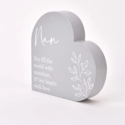 Nan Moments Heart Plaque