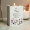 Personalised Wild Flowers Tealight Holder -DUNELM Furniture Shop 30985103