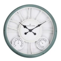 Country Living Indoor Outdoor Skeleton Wall Clock