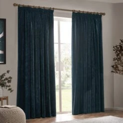 Riviera Yard Heavy Chenille Pencil Pleat Curtains