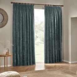 Riviera Yard Heavy Chenille Pencil Pleat Curtains -DUNELM Furniture Shop 30988991