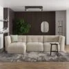 Modular Squish Natural Tonal Chenille Small Corner Sofa -DUNELM Furniture Shop 60227162