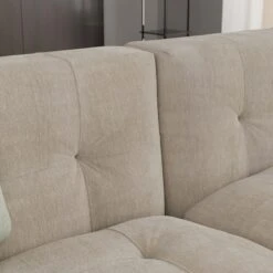 Modular Squish Natural Tonal Chenille Small Corner Sofa -DUNELM Furniture Shop 60227162 alt04