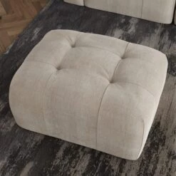 Modular Squish Natural Tonal Chenille Small Corner Sofa -DUNELM Furniture Shop 60227162 alt08