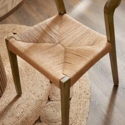 Amari 4 Seater Round Dining Table With Melia Dark Stained Dining Chairs -DUNELM Furniture Shop 60241418 alt02