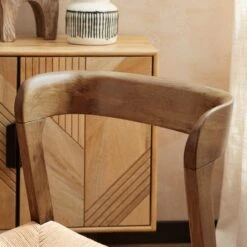 Amari 4 Seater Round Dining Table With Melia Dark Stained Dining Chairs -DUNELM Furniture Shop 60241418 alt03