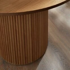 Amari 4 Seater Round Dining Table With Melia Dark Stained Dining Chairs -DUNELM Furniture Shop 60241418 alt04