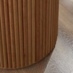 Amari 4 Seater Round Dining Table With Melia Dark Stained Dining Chairs -DUNELM Furniture Shop 60241418 alt06